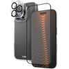 Etui SBS D3O 3w1 do Apple iPhone 16 Pro Max Przezroczysty + Szkło hartowane + Nakładka na obiektyw