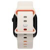 Pasek SPIGEN Nano Pop do Apple Watch 6/7/8/9/10/SE/Ultra 1/2 (44/45/46/49 mm) Pomarańczowo/beżowy Materiał Silikon