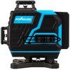 Czarna i niebieska poziomnica laserowa z widocznym logo "POWERLINK by Extralink" na obudowie. Na srebrnej tabliczce znajduje się napis "PROFESSIONAL TOOLS POWERLINK BEST CHOICE".