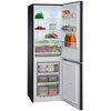 Lodówka AMICA FK4015T.2FZTHD No frost 171cm Czarny/Inox Liczba półek 3