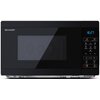 Kuchenka mikrofalowa SHARP YC-MS02E-B 800W średnica 25.5 cm pojemność 20L Czarny