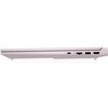 Srebrny laptop widziany z boku, z widocznymi portami: USB-C, Ethernet, dwa USB-A oraz HDMI. Obudowa ma gładką powierzchnię i delikatnie zaokrąglone krawędzie.