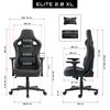 Fotel GAMVIS Elite 2.0 XL Basic Czarny Podświetlenie RGB Nie