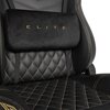 Fotel GAMVIS Elite 2.0 Pro XL Czarny (złote elementy) Regulacja podłokietników Kąt obrotu