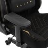 Fotel GAMVIS Elite 2.0 XL Basic Czarny (złote elementy) Kolor Czarny (złote elementy)