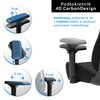 Fotel GAMVIS Elite 2.0 XL Basic Czarny (złote elementy) Gwarancja 24 miesiące