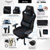 Fotel GAMVIS Elite 2.0 Pro XXL Czarny (złote elementy) Gwarancja 24 miesiące