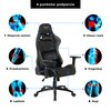 Fotel GAMVIS Phantom Large Czarny (złote elementy) Załączona dokumentacja Instrukcja obsługi w języku polskim