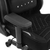 Fotel GAMVIS Elite 2.0 XL Basic Czarny (białe elementy) Odchylenie [stopnie] 90 - 140