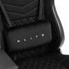 Fotel GAMVIS Elite 2.0 XL Basic Czarny (białe elementy) Funkcja bujania Tak