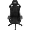 Fotel GAMVIS Elite 2.0 XL Basic Czarny (białe elementy) Regulacja podłokietników Prawo - lewo