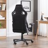 Fotel GAMVIS Elite 2.0 XL Basic Czarny (białe elementy) Materiał podłokietników Carbon Fiber