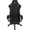 Fotel GAMVIS Elite 2.0 Pro XL Czarny (białe elementy) Materiał obicia Tkanina welurowa