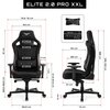 Fotel GAMVIS Elite 2.0 Pro XXL Czarny (białe elementy) Podświetlenie RGB Nie