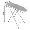 Deska do prasowania VELKEA S1 H034-06PB 107 x 30 cm Stalowy Wymiary blatu [cm] 107 x 30