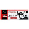 Czerwono-białe opakowanie produktu z logo "Art" zawiera tekst "UNIWERSALNY UCHWYT DO TELEWIZORA LED/LCD" oraz "UNIVERSAL HOLDER FOR LED/LCD TV", a także oznaczenie "STANDARD VESA UX150". Na opakowaniu znajdują się ilustracje przedstawiające różne pozycje 