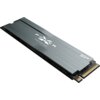 Na zdjęciu widoczny jest dysk SSD z metaliczną obudową, na której znajduje się napis "POWER M.2 PCIe SSD" oraz logo "SP". Dysk ma złącze M.2 z widocznymi złotymi stykami.