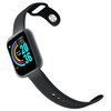 Smartwatch CELLY Trainerbeat Czarny + Fioletowy Pasek Kształt Prostokątny