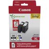 Zestaw tuszów CANON PG-585 XL / CL-586 XL Czarny 10.3 ml, Kolorowy 14.1 ml 6204C005 + Papier fotograficzny