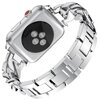 Pasek LUNA do Apple Watch 3/4/5/6/7/8/9/SE/SE 2/SE 2022 (38/40/41mm) A00325 Srebrny Kolor Srebrny