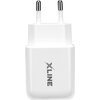 Ładowarka sieciowa XLINE WC620W 20W+20W Biały Grubość [mm] 29