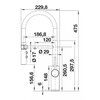 Bateria BLANCO Catris-S Flexo Filter PVD 526706 Chrom Możliwość podłączenia filtra wody Tak