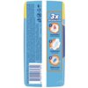 Opakowanie podpasek ALWAYS Ultra Normal Rozmiar 1 (40 sztuk) z widocznymi informacjami o trzykrotnej ochronie: "3x protection", "InstantDry locks wetness", "LeakGuard locks leaks", "OdourLock locks odours". Na opakowaniu znajdują się również symbole recyk