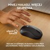 Mysz LOGITECH M240 Silent Komunikacja z komputerem Bezprzewodowa