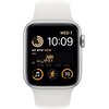 Apple Watch SE 2gen GPS 40mm koperta z aluminium (srebrny) + pasek sportowy (biały) Kształt Prostokątny