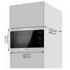 Kuchenka mikrofalowa AMICA AMMB25E2GI X-TYPE 900W średnica 31.5 cm pojemność 25L Multiwave system Combigrill Czarny + inox Zastosowane technologie Multi Waves System
