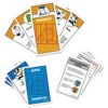 Na zdjęciu widoczne są karty do gry Monopoly z napisami takimi jak "KORUPCJA", "SUPER KORUPCJA", "Przypomnienie zasad", oraz ilustracjami przedstawiającymi postacie i symbole związane z grą. Karty mają różne kolory tła, a na jednej z nich znajduje się pos