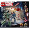 LEGO 76320 Marvel Iron Man i War Machine kontra drony Hammera Liczba elementów [szt] 204