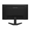 Czarny monitor z logo "LEGION" na górze tylnej obudowy oraz napisem "Lenovo" na podstawie. Monitor ma prostokątną podstawę i kilka portów z boku.