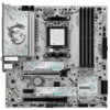 Na zdjęciu znajduje się płyta główna z oznaczeniami "MSI", "LIGHTNING GEN5", "LIGHTNING GEN4" oraz "GAMING". Widoczny jest także symbol smoka oraz napis "MSI Wi-Fi CARD".