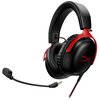 Słuchawki HYPERX Cloud III Wired Nauszne, Dźwięk przestrzenny Czarno-czerwony Mikrofon Tak