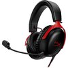 Słuchawki HYPERX Cloud III Wired Nauszne, Dźwięk przestrzenny Czarno-czerwony