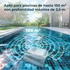 Robot do czyszczenia basenów CECOTEC Pooldroid 5000 Peard Maksymalna głębokość basenu [m] 2.5