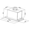 Okap MAAN Helios 60 Touch Czarne szkło 455m3/h 59dB klasa B Liczba filtrów odtłuszczających 1