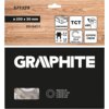 Opakowanie tarczy do cięcia GRAPHITE 57T229 o średnicy 230 mm, z widocznymi oznaczeniami: "Ø 230 x 30 mm", "EN 847-1", "DREWNO", "TCT", "x80", "15°", "2,4 mm", "1,6 mm", "MAX 7500 min⁻¹", "CZYSTE CIĘCIE". Na dole opakowania znajduje się logo "GRAPHITE" or