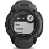 Smartwatch GARMIN Instinct 2X Solar Grafitowy Kształt Okrągły
