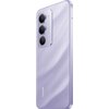 Fioletowy smartfon z trzema aparatami umieszczonymi pionowo na lekko wystającej wyspie, obok której znajduje się napis "AI TRIPLE CAMERA". Na dolnej części obudowy widoczny jest napis "REDMI".