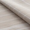 Beżowa ściereczka z widocznym wzorem w białą kratę, wykonana z materiału o wyraźnej fakturze. Produkt jest złożony, co ukazuje jego grubość i jakość tkaniny.