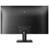 Czarny monitor marki Philips widziany od tyłu, z widocznym logo producenta na górze oraz portami HDMI i zasilania na środku. Monitor jest zamontowany na prostokątnej podstawie.