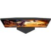 Monitor AOC 27G4HRE 27" wyświetla dynamiczną scenę z gry komputerowej, przedstawiającą postacie w zbrojach na tle architektury w stylu orientalnym. Na podstawie monitora widoczne jest logo "AOC".