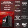 Komputer MAD DOG GeForce RTX5070Ti PurePC Edition 4 Wi-Fi Windows 11 Home Procesor AMD Ryzen 7 7800X3D