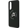 Etui KARL LAGERFELD Silicone Double Heads And Circle MagSafe do Samsung Galaxy S25 Edge Czarny Typ Etui magnetyczne
