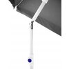 Parasol ogrodowy BLACK FOREST L-0725S 200 cm Szary Rozmiar po zmontowaniu [cm] 200 x 130