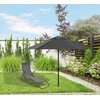 Parasol ogrodowy BLACK FOREST L-0720-3M 300 cm Grafitowy Rodzaj Parasol