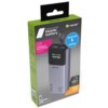 Opakowanie powerbanku TRACER Comet 10000 mAh w kolorze szarym z widocznymi napisami: "Mobile battery", "Intelligent technology", "QC22.5W", "PD20W", "USB-C built-in", "Smart screen" oraz "10000 mAh". Na opakowaniu znajduje się również grafika przedstawiaj
