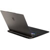 Na zdjęciu widoczny jest laptop z otwartą pokrywą, na której znajduje się logo producenta. Klawiatura jest podświetlona, a obudowa ma ciemny kolor.